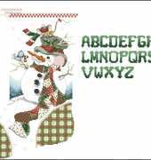 Happy Friends Holiday Stocking from Stoney Creek Collection July/August 2000 XSD