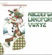 Happy Friends Holiday Stocking from Stoney Creek Collection July/August 2000 XSD