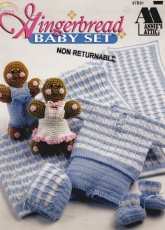 Annies Attic- Joyce Vanderslice and Lori Jean Karluk-87B91 Gingerbread Baby Set