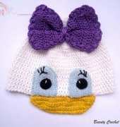 Beauty Crochet Pattern - Daisy Crochet Hat Pattern