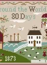 Little House Needleworks 115 Around the World in 80 Days
