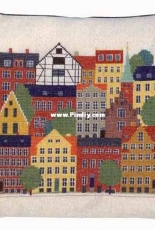 Haandarbejdets Fremme 20-6384 Pillow by Ida Winckler