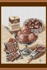 Chocolate Ice Cream by Jeanne Dick