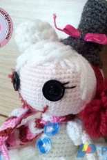 Lalaloopsy winter snowflake in crochet