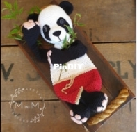 M and M Crochet Designs - Melanie Grobler - Ragdoll Giant Panda Bear