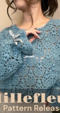 Millefleur top by Maeli Designs