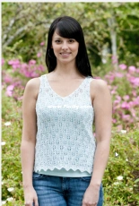 Cascade Yarns - Laura Matthews - Flower Bud Tank - Free