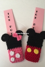 Kittys Kreations Boutique - Katerina Cohee - Mickey and Minnie Ice - Freezer Pop Cozy - Free