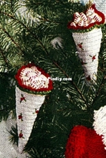 American Thread Company - Christmas cornucopia - free