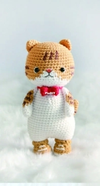 Big Bebez - Yun Young Lee - My Chubby Pet Cat - Yellow / Red Brown