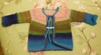 Tulips, A Colorful Cardigan for Baby by Lindsay Pekny