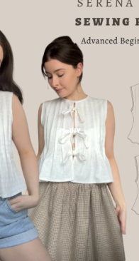 Rebecca Jane Patterns - Serena Tie Top