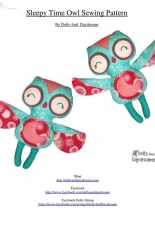 Dolls and Daydreams-Sleepy Time Owl Sewing Pattern