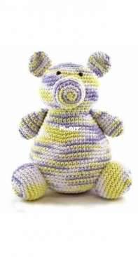 Hoooked - Blackbird Brazil - Tiny Teddy Bear - Kleine teddybeer - Kleiner Teddybar - Dutch + English + German in one - Free