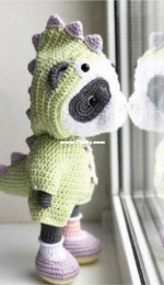 KnitToys - Tatyana Medvedeva - Little panda - Translated - Spanish