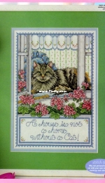 A Cottage Cat by Joan Elliott from Cross Stitch Gold 48
