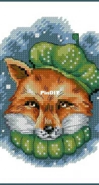 Fox In Winter Hat by Elena Lartsova XSD