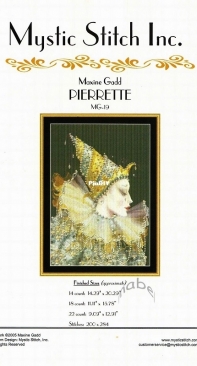 Mystic Stitch Inc. - MG-19 Pierrette By Maxine Gadd