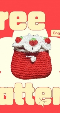 Tteuyang - Strawberry Pouch Wallet - Free