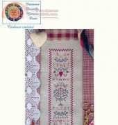 Couleurs Croisees D.C. 58 - Danielle Gouriou Curie - Sampler Fruits Rouges