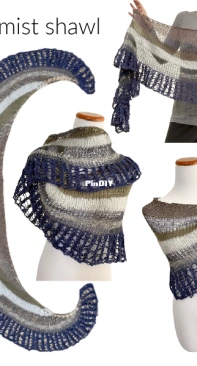 Moonmist Shawl by Petra Breakstone