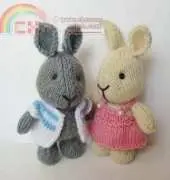 Fluff And Fuzz-Hatty And Harry Hare by Amanda Berry