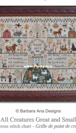 Creative Poppy - Barbara Ana Designs BAN242-102015 All Creatures Great and Small PCS