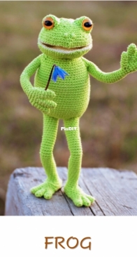 AniAmi Crochet - Annie Komarova / Margo - Frog