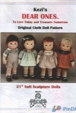 Kezis Dear Ones Cloth Doll Pattern by Kezi Mattews