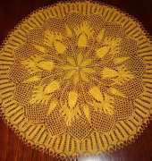 knitted tablecloth by Niebling