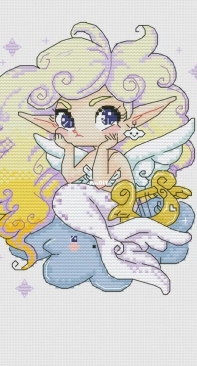 The Mermaid Angel by witch stitch