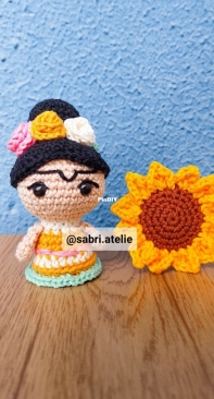 Frida Kahlo - Amigurumi