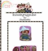Imseeingraggedies-Micro mini Ann & Andy ornies