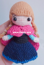 Hua Kai Yi Duo Xiao Mao Qiu - Qiuer Handmade - Princess Collection - Anna - Chinese