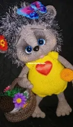 Alla Fedyunina - Алла Федюнина -  Hedgehog Sonechka -  Ежиха Сонечка -Russian