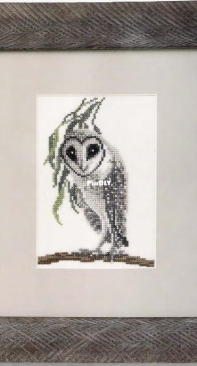 Sooty Owl I and II by Jill Oxton from Jill Oxtons Cross Stitch and Beading 59 PCS