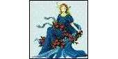 Pikos Cross Stitch Garden - Angel Azul