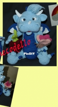 Pelù the blue dragon