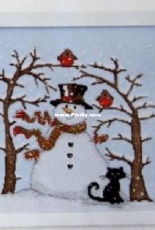 Build a Snowman by Kate Mawdsley from Cross Stitcher 260 December 2012