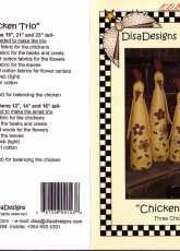 Disa Designs # DD 123 - Chicken Trio