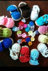 My crocheted sneakers