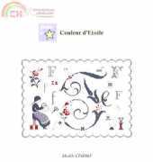 Couleur dEtoile CE0096F Fleurs de Lettre-F
