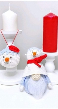 Happy Dolls Handmade - Julia Negovorina - Snowman gnome