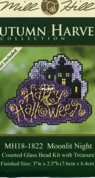 Mill Hill Autumn Harvest Collection MH18-1822 Moonlit night