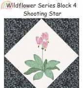 Mary Graham-Wildflower Series Block 4-Shooting Star