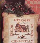 Homespun Elegance MN-2 - Merry Noel Collection - Welcome To Our Christmas House