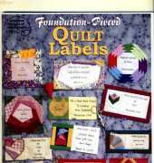American School of Needlework 4196 Foundation-Pieced Quilt Labels-30 designs by Linda Causee 2001