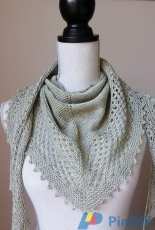 Ghost Gardens Shawlette by Kelene Kinnersly-Free