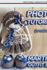 Crochet Bunny Art - Irina Tarasova - Martha Outfit