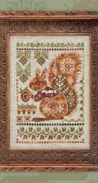 OwlForest Embroidery - Squirrel  XSD + PCS